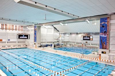 To fight chloramines, this facility used a combination of new air-handling techniques, such as large fans and air intakes down low where DBPs gather