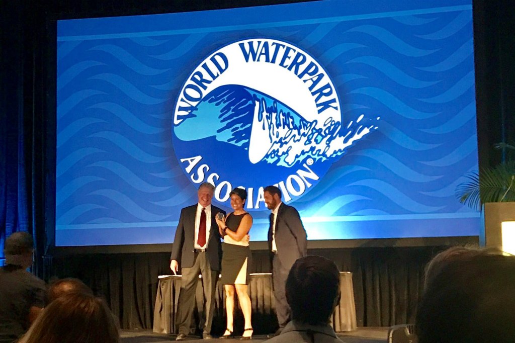 Franceen Gonzales, executive VP of the Americans at WhiteWater, was inducted into the World Waterpark Association Hall of Fame at its 2017 Symposium and Trade Show.