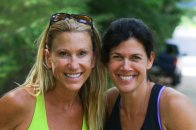 Cindy Freedman (left) and Ailene Tisser founded SwimAngelfish.