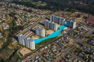 A Crystal Lagoons project at Laguna Vista, a resort in Chile.