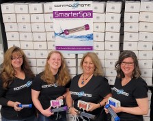 ControlOMatic key staffers, left to right: Senior Accounts Manager Karen Cooke, Senior Software Manager Elyssa Kohnke, Operations Manager Terri Van Wagner, and General Manager Melinda Kohnke.