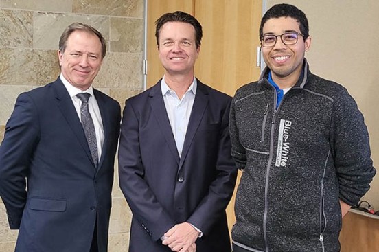 L-R: Bill McDowell, Rob Gledhill, Patrick Murphy