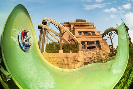 Say the designers: “The biggest challenge was the site size and fitting all the required slides and themed structure into the small space and making it seem hidden. It was a very ‘surgical’ approach involving fine-tuning and small adjustments... Our architect described the process as ‘trying to fit a jumbo jet into your living room.’”