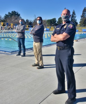 George Deines making a presentation