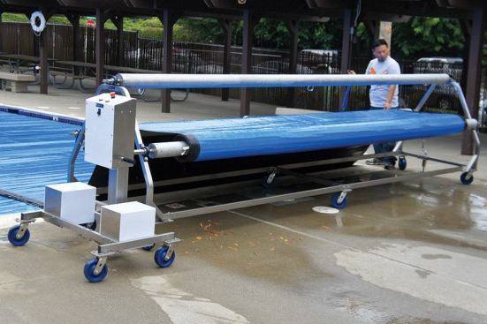 T-Star Enterprises: The EOS, rechargeable battery-powered, remote control- operated automatic pool cover rewinder from T-Star Enterprises is constructed of stainless steel in the USA and is ready to use right out of the box. Contact: 510.635.2736; thermalpoolcover.com