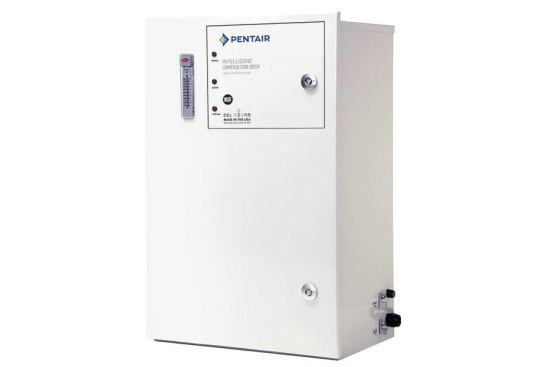 Pentair’s IntelliZone ozone generator uses ozone’s oxidation and sanitation power combined with traditional chlorine systems to produce the clearest pool water possible, say company officials. In addition to reducing chlorine consumption by as much as 50 percent, the NSF 50-approved unit reduces chemical odors indoors and has no harmful byproducts. It is available in eight sizes. Contact: 800.831.7133; pentaircommercial.com