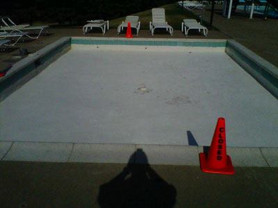 The venue: The entrapment occurred in a kiddie pool at the Langford Farms Swim Club in the Old Hickory section of Nashville. The pool is approximately 12 inches deep.